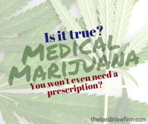medical marijuana - no rx